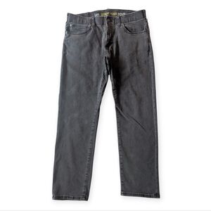 Lee Extreme Motion MVP Jeans Mens 38x29(28) Gray Regular Fit‎ Straight Leg